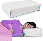 Pillow Cube Ice Cube Cooling Pillow Regular (5") | Memory Foam | Side Sleeper Pillow | Travel Pillow | Back and Neck Pain Relief | King Queen Twin Full Size | Cooling Neck Pillow