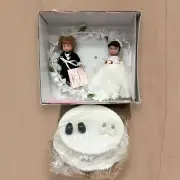 Madame Alexander 5 1/2" BRIDE & GROOM DOLLS Cake Topper #33570 NIB
