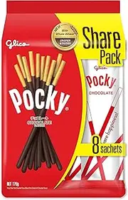 Glico Pocky Value Pack Chocolate Flavour 22g 8 Sachets