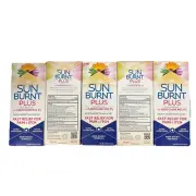 5X Sun Burnt Plus Pain Relief Gel After Sun Relief Aleo Cucumber Calendula Sku36