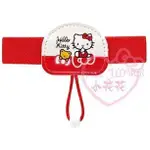 ♥小公主日本精品♥《HELLO KITTY》凱蒂貓紅色 粉色 便當帶 記事本帶 束帶 書籤帶 方形造型11088301