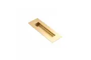 MANOVELLA Sliding Door Flush Pull - 150mm x 50mm - Satin Brass