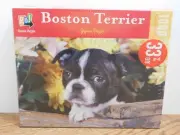 New Sealed Boston Terrier Dog 1000 Pc Jigsaw Puzzle by Go! Games