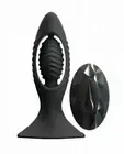 Silicone anal plug vibrating dilator anal butt dildo vibrator smooth sexy