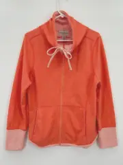 New Tommy Bahama Sun Fade Flipside Reversible Full Zip Jacket Blue Size L Orange