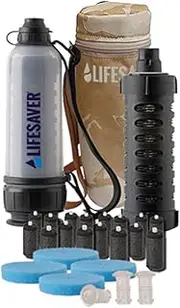 LifeSaver Wayfarer Water Purifier – Compact Military Grade Water Purification System up to 5,000L – Perfect for Camping, Hiking, Backpacking, Survival and Emergency Preparedness
