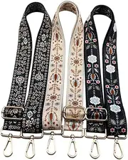 [KALLORY] 3pcs Bag Straps Replacement Crossbody Bag Strap Bag Strap Replacement Black Handbag Strap Replacement