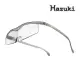 【Hazuki】日本Hazuki葉月透明眼鏡式放大鏡1.85倍標準鏡片(銀灰)