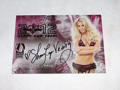 2012 Benchwarmer SHAY LYN VEASY Industry Summit NEW YEAR Auto Sexy Fitness Model