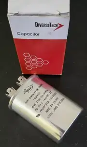 Diversitech Motor Run Capacitor 45100H 400V 10MFD Oval