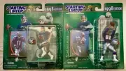1998 STARTING LINEUP - DREW BLEDSOE & TERRY GLENN - NEW ENGLAND PATRIOTS - NICE!