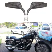 Motorcycle Rearview Mirrors For Harley Davidson Dyna Cruiser Chopper Touring US