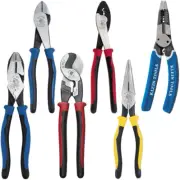 80086 Journeyman Plier Kit, Made in USA, High Leverage Side Cutting, Diagonal, L