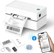 Bluetooth Thermal Shipping Label Printer, Wireless 4x6 Shipping Label Sticker...