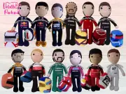 Piloto F1 racing driver Formula 1 amigurumi plushie doll 2023 season