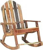 Generic Garden Rocking Chair Solid Reclaimed Wood