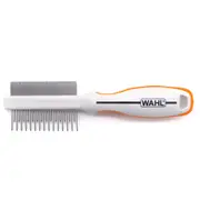 Wahl Orange/White 2 In 1 Finishing And Flea Comb