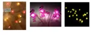 3 Sets: 1) Pineapple 1) Flamingo 1) PalmTree Hawaiian String Lights I Battery