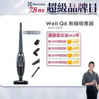 在飛比找momo購物網優惠-【Electrolux 伊萊克斯】Well Q6 無線吸塵器