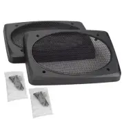 6"x9" Speaker Grills, Black Wire Mesh, Sold as a Pair
