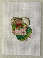 Joy Angel - Completed Counted Cross Stitch Panel