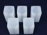 5 Square Coin Tubes for Silver & Copper 1oz Round Medallions 39mm Diameter