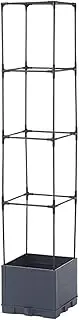 Stgfyxgs Planter with Trellis Plant Support Pot Flowerpot Decoration Tomato Cage for Climbing Vegetables Plant Backyard Greenhouse, 4 Tiers