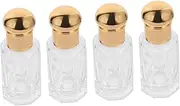 OFFIGAM 4pcs Essential Oil Dropper Bottles Refillable Fragrance Containers for Travel Durable Empty Bottles with Droppers for Oils Lotions and More
