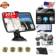 2024 New 7-Inch Car GPS Navigator with 2.5D Touchscreen - Real Voice Alerts