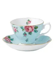 [Royal Albert] Polka Teacup & Saucer Blue