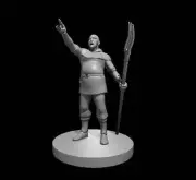 Male Commoner Mini - DND - Pathfinder - Dungeons & Dragons - RPG - Tabletop - mz