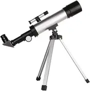 CAXUSD 1 Set Astronomical Telescope with Tripod Phone Holder for Beginners Easy to Use Portable Refractor for Stargazing Planet Observation for Astronomy Exploration