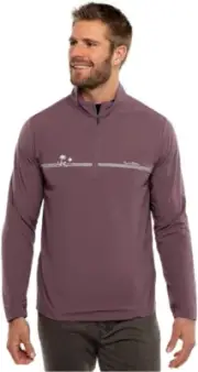 NWT Size 2XL - Travis Mathew Men's Unexpected Suprize Quarter Zip Jacket 'Flint'