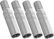 Pcs Metal Tire Valve Stem Extenders for Motorhome Easy Install Dual Wheel Valve Extensions Kit Automotive Supply