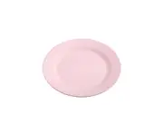 Shockproof Anti-scratch Food Plate Plastic Practical Heat-resistant Dinner Plate for Home-Pink - Pink