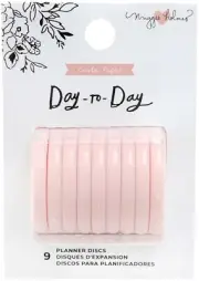 Maggie Holmes Day-To-Day Planner Discs 1.5" 9/Pkg-Blush