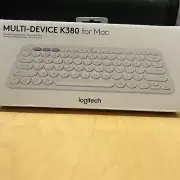 Logitech Bluetooth Keyboard Multi-Device K380 For MAC (920-009729) WHITE New