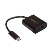 StarTech CDP2DP USB C to DisplayPort Adapter - 4K 60Hz/8K 30Hz - USB Type-C to DP 1.4 HBR2 Adapter Dongle - Compact USB-C (DP Alt Mode) Monitor Video Converter