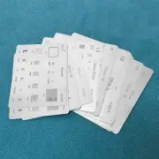 12PCS Motherboard IC Chip Ball Soldering Net Steel Plate for iPhone CPU Repair
