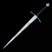 Custom Handmade Knight Medieval Bastard Sword - Battle Ready Functional Scabbard