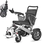 USOR Electric Wheelchair, Folding Electric Wheelchairs for Adults Senior, 25 KM Travel Range 600W Powerful Dual Motor 6KM/H All Terrain Foldable Wheelchair Portable Australia Standard 24KG