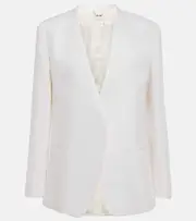 [Chloe] Chloé Linen blazer AU 14 white
