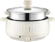 Soup Pot Electric Cooker Household Electric Hot Pot One Pot for Cooking and Frying Large Capacity Electric Cooker Multi Functional Non Stick Electric Cooker for Cooking