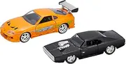 Jada Toys Fast and Furious Dom's Dodge Charger R/T and Brian's Toyota Supra 1:32 Die-Cast Vehicle