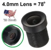 4mm Lens Fixed Iris F1.8 1/3" M12 MTV IR Board 78 degrees for Security Camera