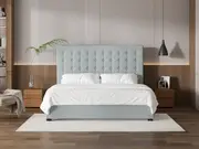 My Style Buttoned Headboard & Drawer Base - Super King / Duckegg / Standard Base