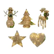 [Vanguard Universal] Sparkling Cotton Thread Christmas Décor w/ Lights - Tree