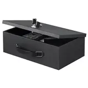 Fire Resistant Document Safe Box with Key Lock for Home Office Security Storage
