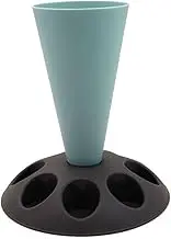 Qresthusa Piping Bag Stand Piping Bag Holder with 8 Slots Nozzles, Plastic Pastry Bag Stand for Cake Decorating Kit D