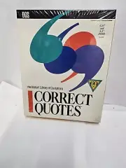 Sealed New Correct Quotes DOS 1991, 3.5” & 5.25" Floppy disk software wordstar